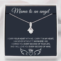 Thumbnail for Mom Necklace, Mama To An Angel Necklace, Miscarriage Gift, Miscarriage Keepsake, Pregnancy Loss