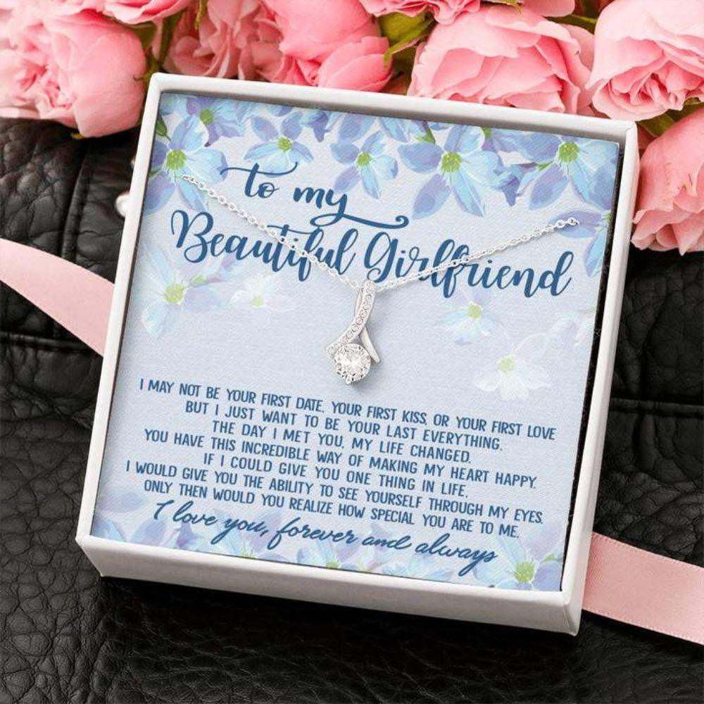 Girlfriend Necklace, To My Beautiful Girlfriend Necklace Gift How Special You Are To Me