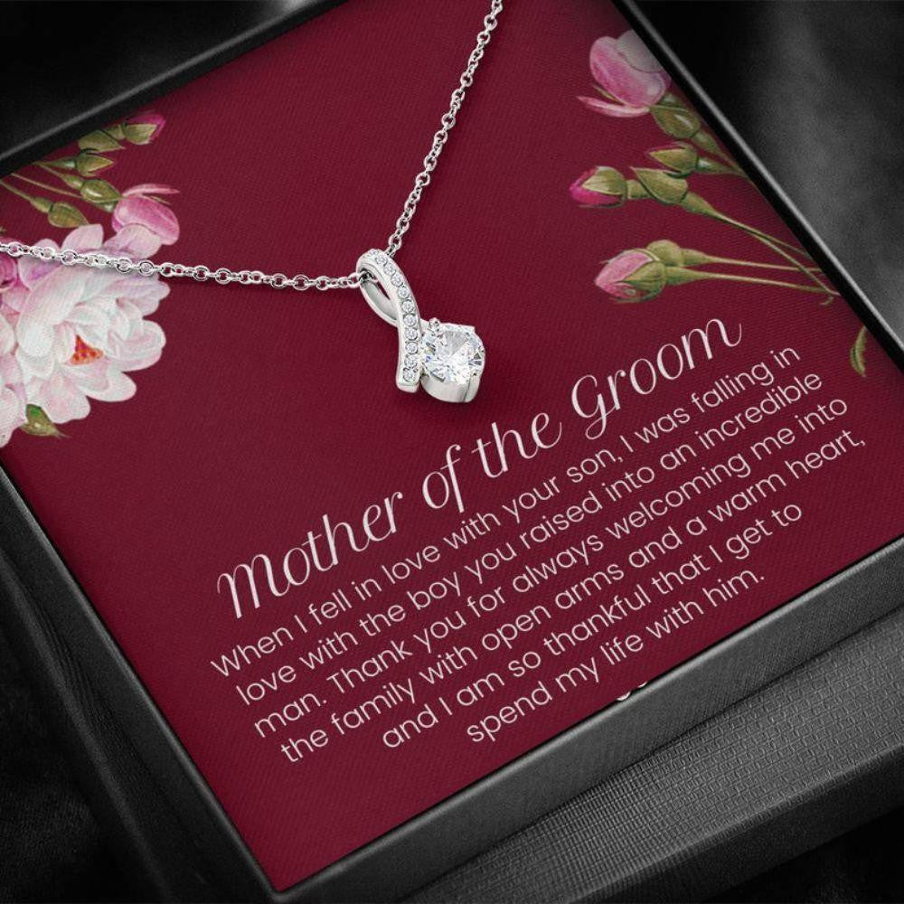 Mother-in-law Necklace,  Mother Of The Groom Necklace, Mother In Law Necklace, Gift From Bride, MIL Gift, Wedding Gift