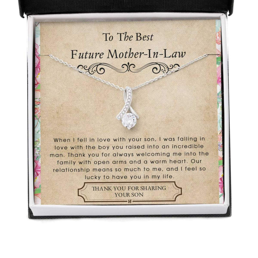 Mother-in-law Necklace, Future Mother In Law Necklace: Gift For Mother�s Day From Future Daughter, Heartfelt  Alluring Beauty Necklaces