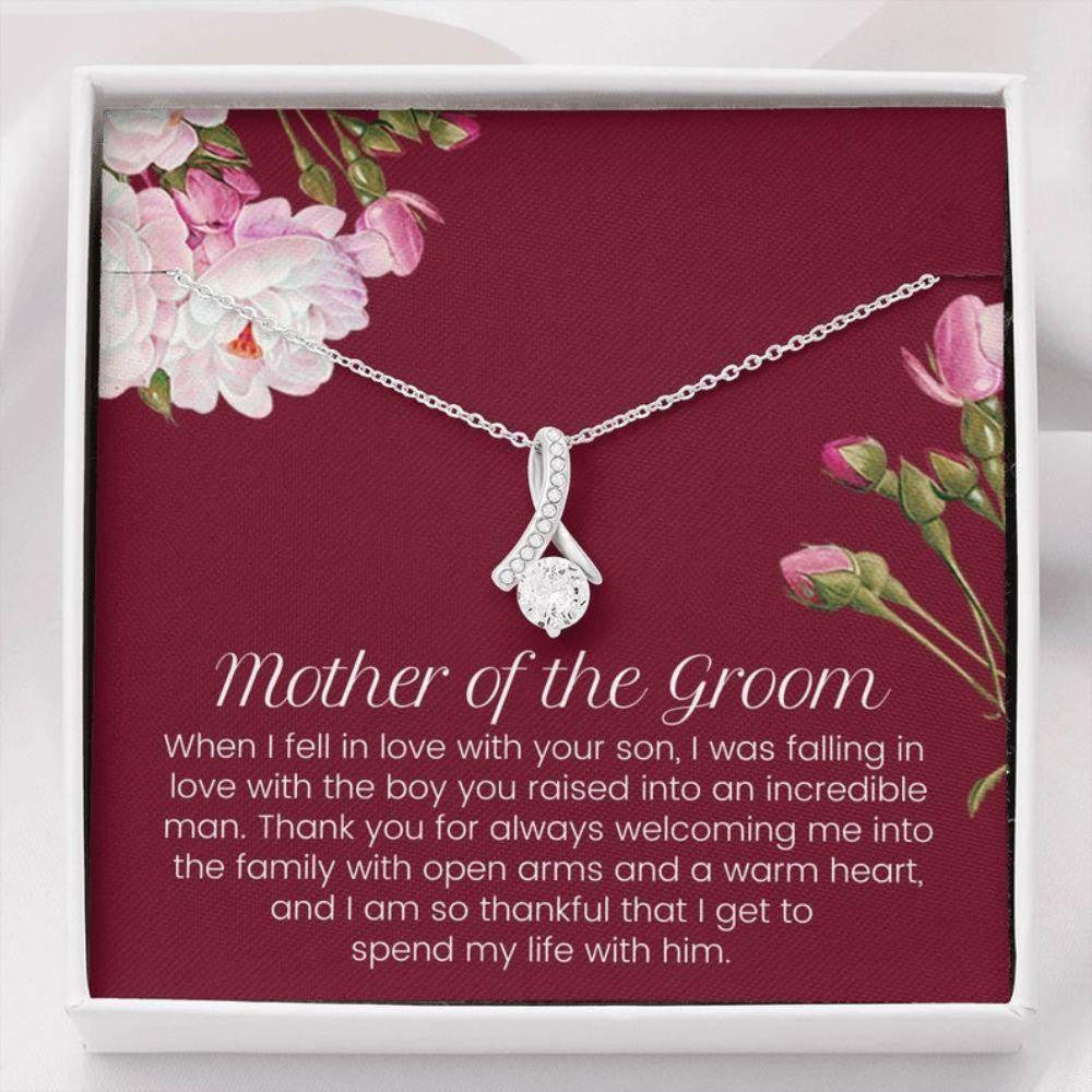 Mother-in-law Necklace,  Mother Of The Groom Necklace, Mother In Law Necklace, Gift From Bride, MIL Gift, Wedding Gift
