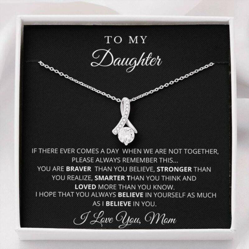 Daughter Neckalce, Daughter Mother Necklace, Gift For Daughter From Mom, To My Daughter