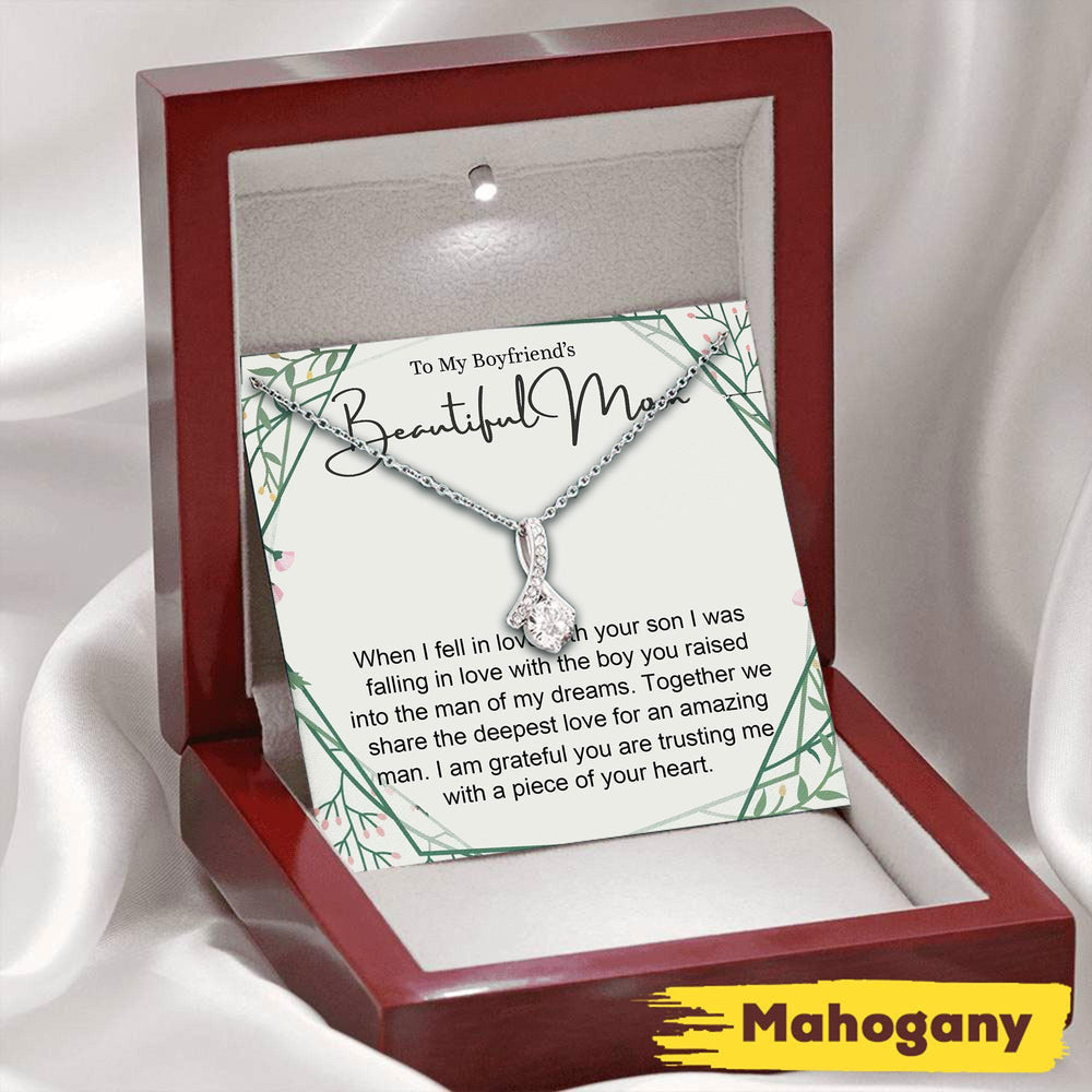 Boyfriend�s Mom Necklace, Gift For Boyfriend�s Mom, To My Boyfriends Mom Necklace