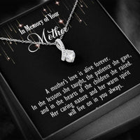 Thumbnail for Loss Of Mother Gift, Grief Gift, Mother Condolence Gift, Sympathy Gift, Mom Remembrance Necklace, Mother Memorial Gift, Angel Mom Gift
