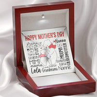 Thumbnail for Grandmother Necklace, Unique Present For Your Dear Grandma With Cute Polar Bear On Mother�s Day  Alluring Beauty Necklaces