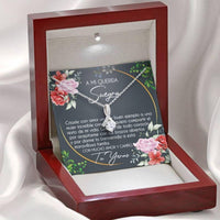 Thumbnail for Mother-in-law Necklace, Suegra Gift, Regalo Para Mi Suegra, Spanish Mother-In-Law Gift From Son-In-Law, Madre Del Marido, Suegra Necklace