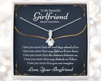Thumbnail for Girlfriend Necklace, Romantic Gift For Girlfriend, Gift To Get Your Girlfriend, 1st Gift For Girlfriend, Girlfriend Gift