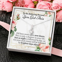 Thumbnail for Friend Necklace, You Got This Gift, Break Up Gift, Breakup Care Package, Gift Of Encouragement, Divorce Gift, Cheer Up Gift, Get Well Soon Gift
