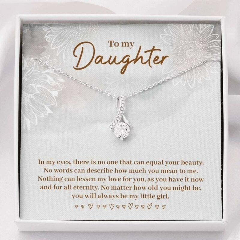 Daughter Necklace, Stepdaughter Necklace, To my daughter necklace gift � gift for daughter from mom