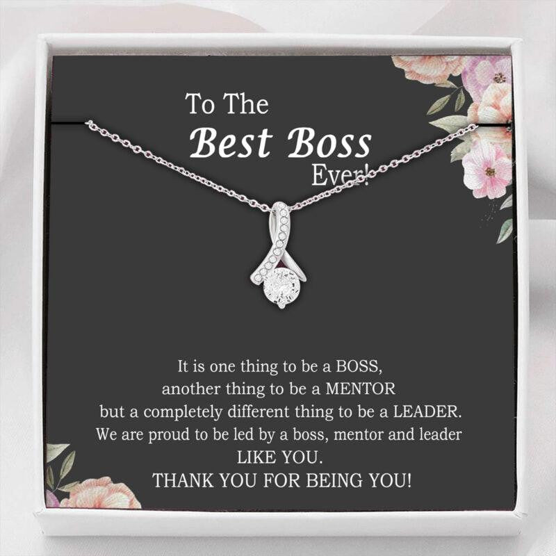 Boss Day Necklace Gift For Her, Boss Lady Gift, Christmas Necklace Gift For Boss