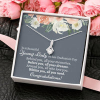 Thumbnail for Daughter Necklace, Graduation Necklace For Her, Graduation Gift, High School Graduation, Sentimental Graduation Gift