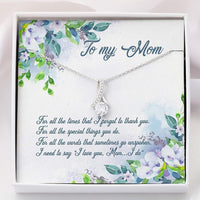 Thumbnail for Mom Necklace, Mothers Day Necklace To � My Mom Thank To Mom Gift For Mom