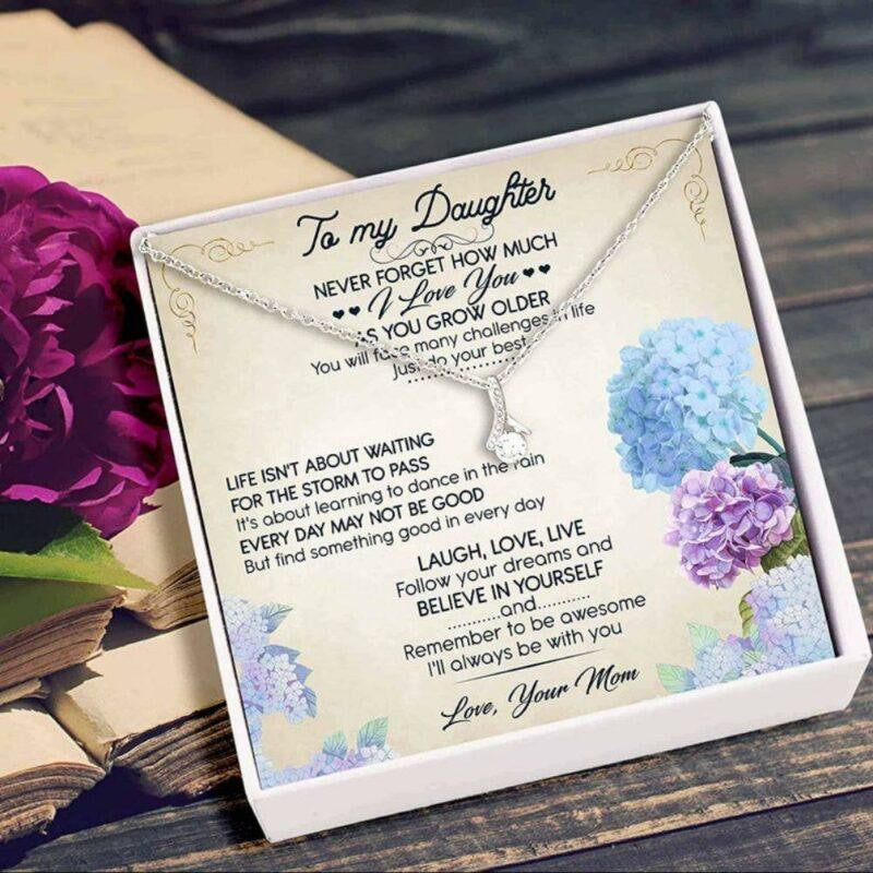 Daughter Necklace, Gift For Daughter From Mom, Daughter Mother Necklace, To My Daughter Necklace