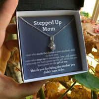 Thumbnail for Stepmom Necklace, Meaningful Stepmom Necklace, Thank You Gift For Bonus Mom, Unbiological Mom