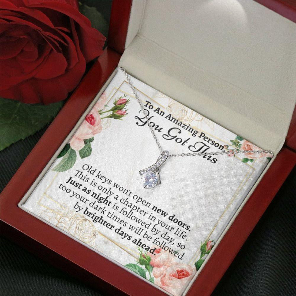 Friend Necklace, You Got This Gift, Break Up Gift, Breakup Care Package, Gift Of Encouragement, Divorce Gift, Cheer Up Gift, Get Well Soon Gift
