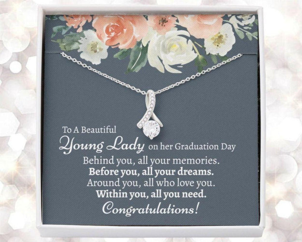 Daughter Necklace, Graduation Necklace For Her, Graduation Gift, High School Graduation, Sentimental Graduation Gift