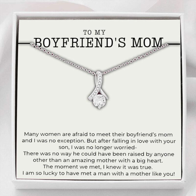 Mom Necklace, Mother-in-law Necklace, Gift To My Boyfriend�s Mom Necklace, Gift For Future Mother-in-law