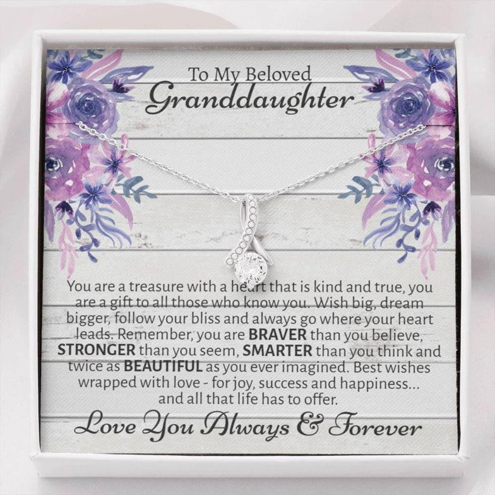 Granddaughter Necklace, Granddaughter Grandma Gift, Granddaughter Gift From Nana, Teenage Granddaughter Necklace