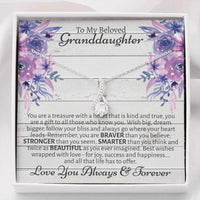 Thumbnail for Granddaughter Necklace, Granddaughter Grandma Gift, Granddaughter Gift From Nana, Teenage Granddaughter Necklace