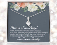 Thumbnail for Mother Of An Angel Necklace, Care Package For Someone Who Lost A Baby, Memorial Gift For Loss Of A Child, Miscarriage Memorial