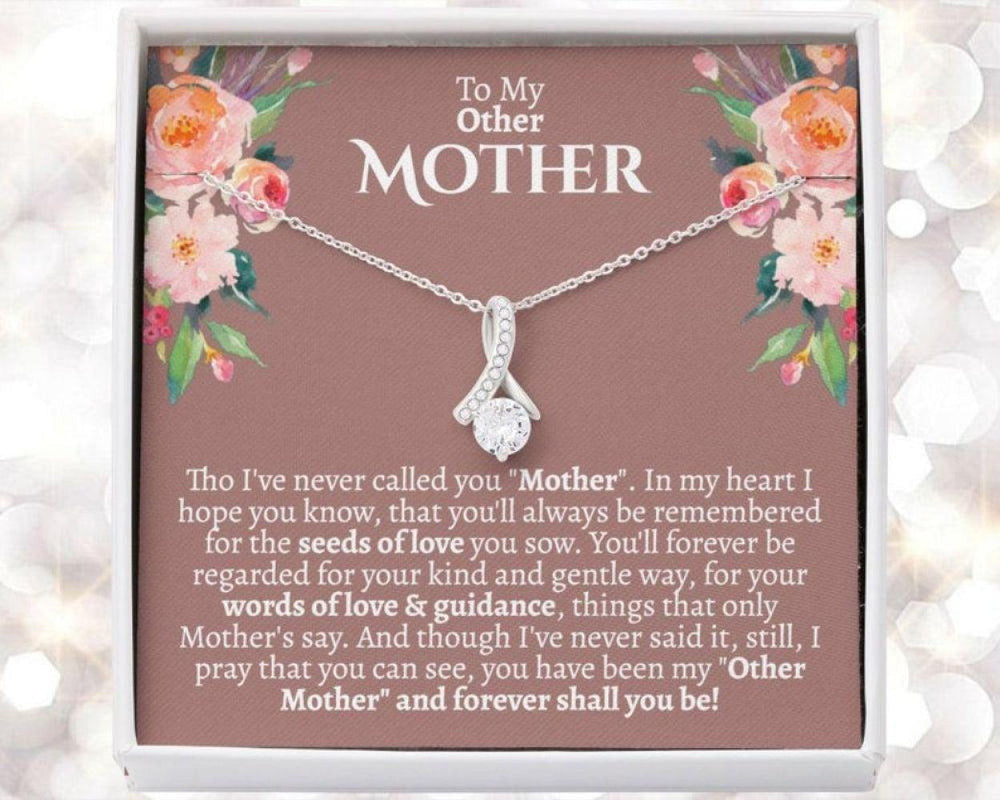 Mother In Law Necklace, Other Mother Gift, Second Mom Gift, Mother In Law Poem, Mother In Law Birthday, Bonus Mom Gift