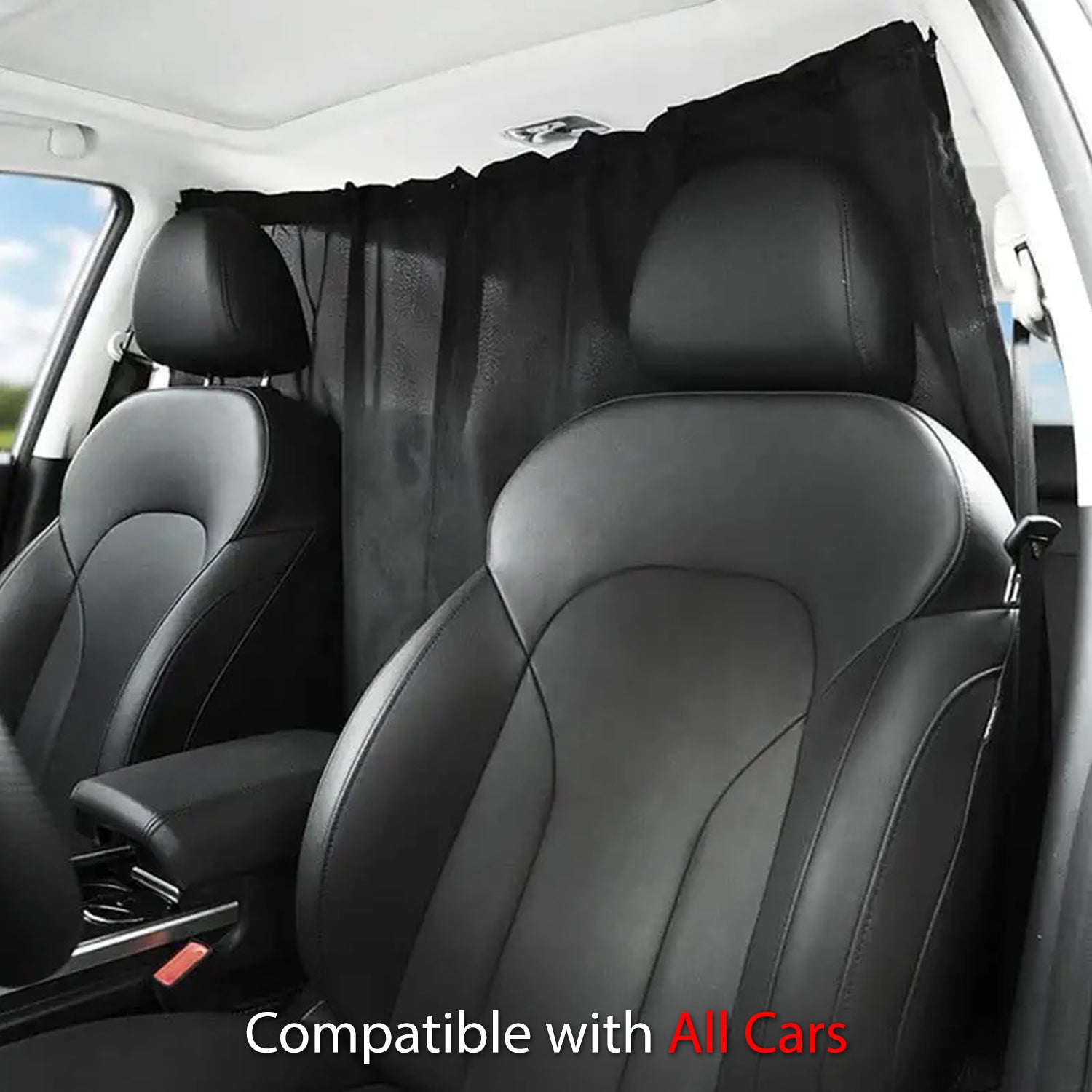 Car Divider Curtain Sun Shade, Custom Fit For Your Cars, Removable Car Front Rear Seat Privacy Divider Curtains