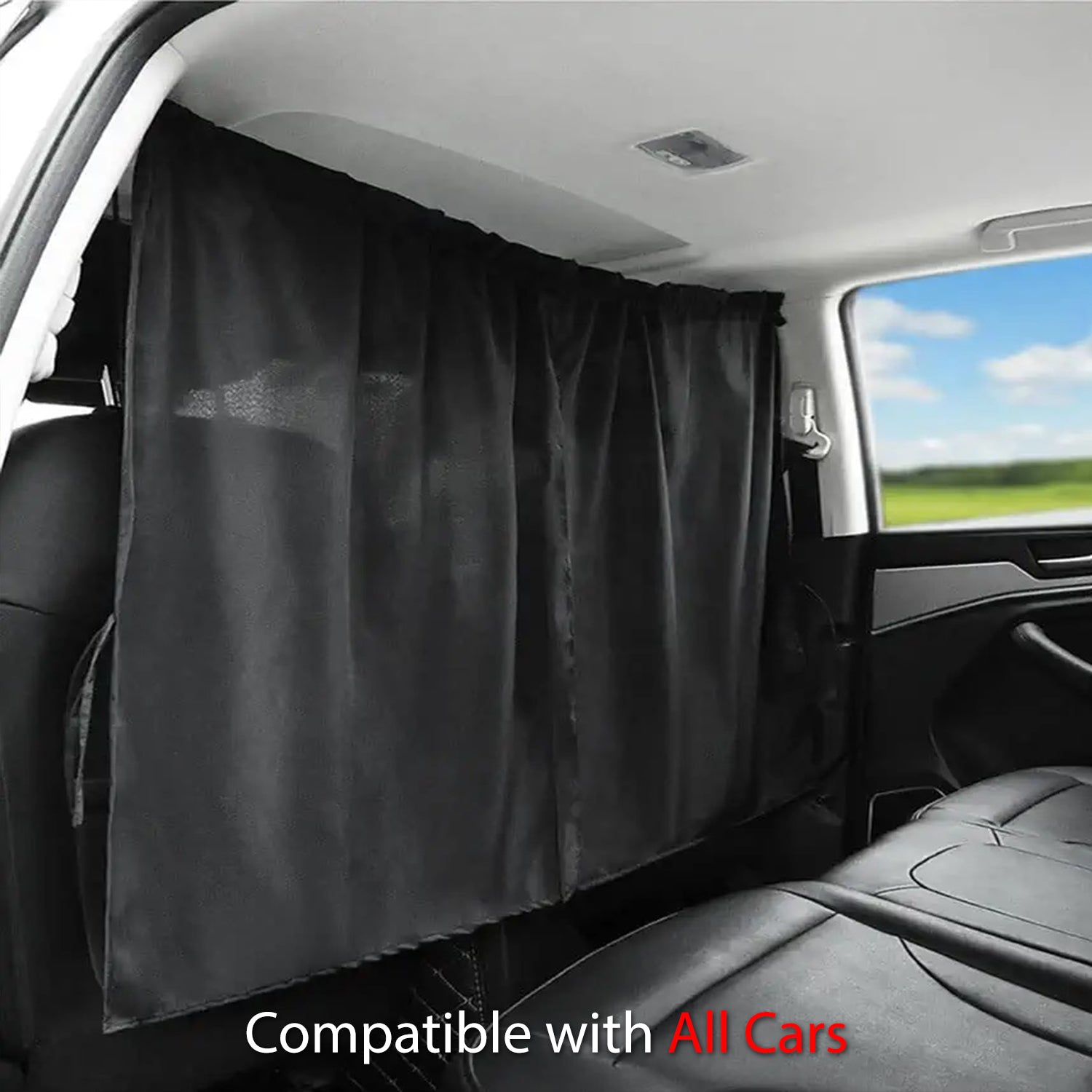 Car Divider Curtain Sun Shade, Custom Fit For Your Cars, Removable Car Front Rear Seat Privacy Divider Curtains