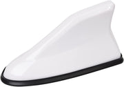 Car Shark Fin Antenna Cover, Roof Aerial Base AM/FM Radio Signal for Car SUV Truck, Vehicle Shark Fin Shape Cover with Adhesive Tape, Car Accessories Antenna Replacement Fits Most Cars