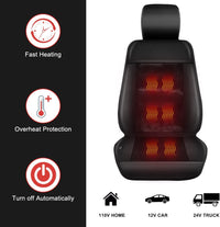 Thumbnail for Seat Cushion, Warm Comfortable Seat Cover with Full Back Support, Universal Seat Cushion for Left Seat in Winter, Compatible with All Cars