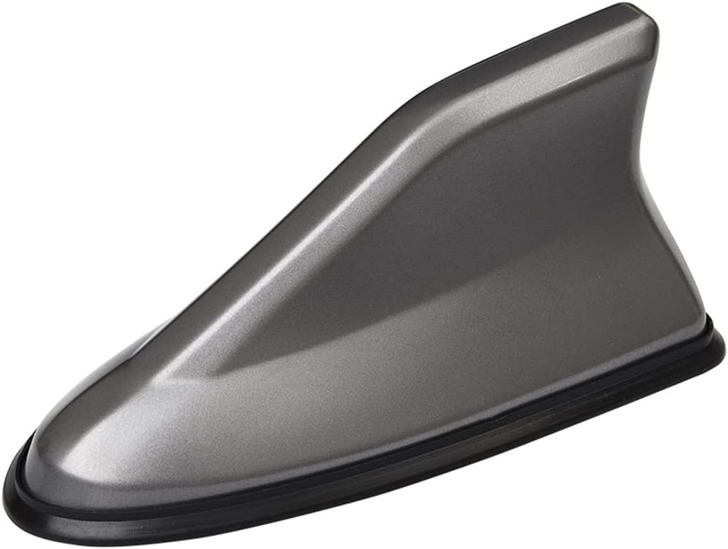 Car Shark Fin Antenna Cover, Roof Aerial Base AM/FM Radio Signal for Car SUV Truck, Vehicle Shark Fin Shape Cover with Adhesive Tape, Car Accessories Antenna Replacement Fits Most Cars