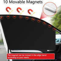 Thumbnail for Car Side Window Sun Shades, Custom Fit For Your Cars, Window Sunshades Privacy Curtains, 100% Block Light for Breastfeeding, Taking a nap, Changing Clothes, Camping LI5980