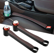 Car Seat Gap Filler Organizer With Cup Holder (2 Pack), Compatible with All Cars, |Multifunctional Car Seat Organizer | Car Organizer Between Seats | Console Pocket for Wallet & Keys | Front Seat Gap Accessories