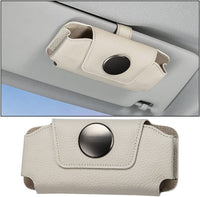 Thumbnail for Sunglasses Holders for Car Sun Visor, Magnetic Glasses Hanger Mounter, Leather Eyeglasses Holder for Women Men, Vehicle Accessories Visor Ticket Card Clip Storage Organizer Case, Compatible with All Cars