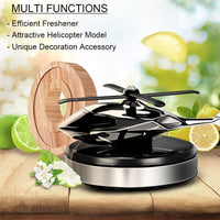 Thumbnail for Car Air Freshener, Helicopter Solar Energy Rotating Aromatherapy Aviation Al Alloy Diffuser, Interior Decoration Accessories Diffuser for Car and Home