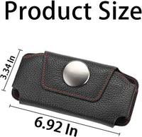 Thumbnail for Sunglasses Holders for Car Sun Visor, Magnetic Glasses Hanger Mounter, Leather Eyeglasses Holder for Women Men, Vehicle Accessories Visor Ticket Card Clip Storage Organizer Case, Compatible with All Cars