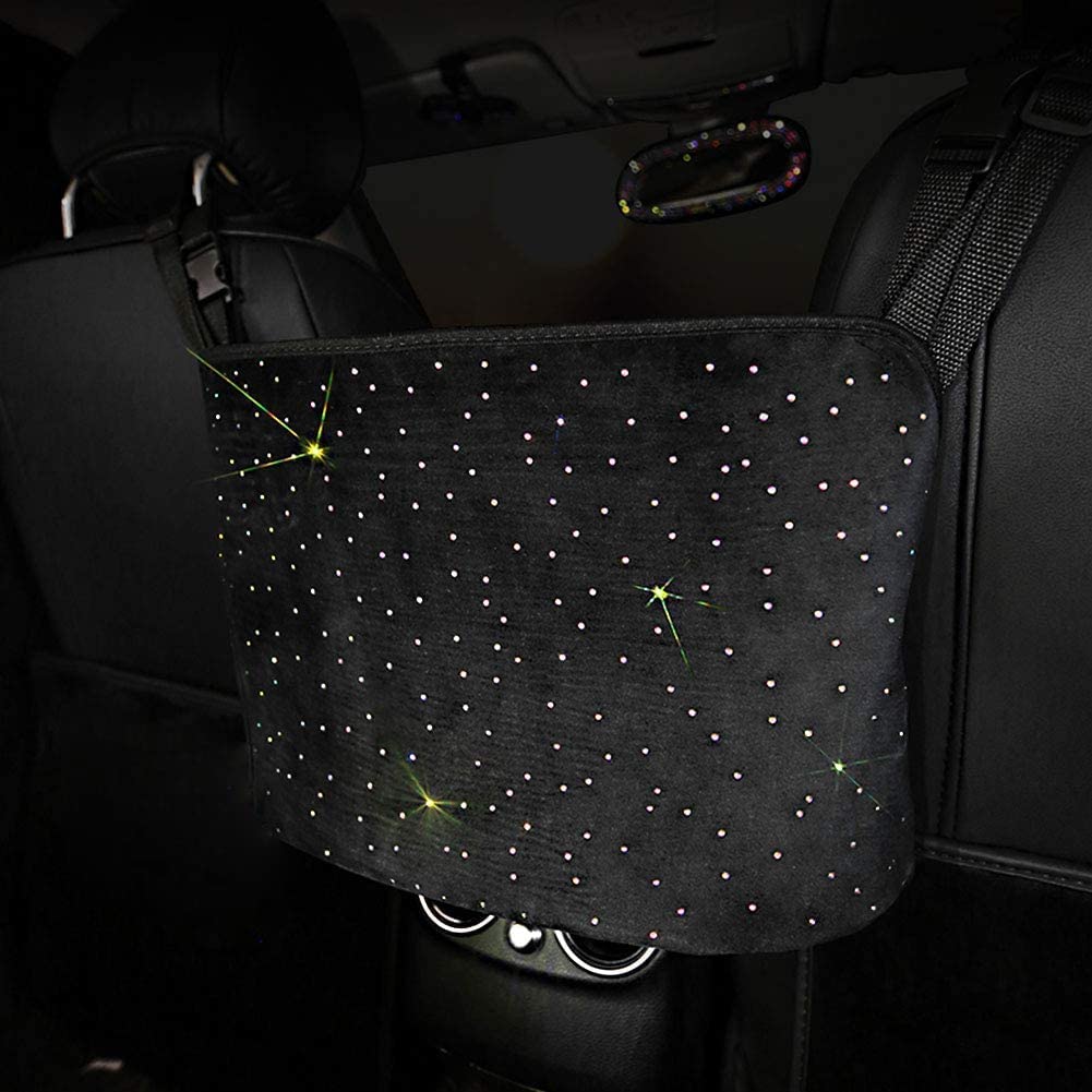 Car Organizers and Storage Purse Holder, Seat Back Net Handbag Purse Accessories for Women, Road Trip Essentials for Adults, Mom Gifts, Birthday Gifts Presents for Mom