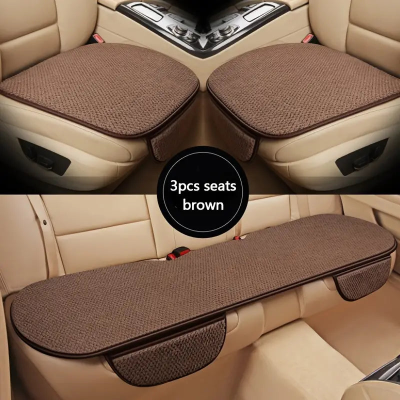 Ultra Thin Universal Car Seat Cover Antiskid Car Seat Protector Auto Office Chair Cover Four Seasons General for Front Seat, Office Chair, 1 PCS
