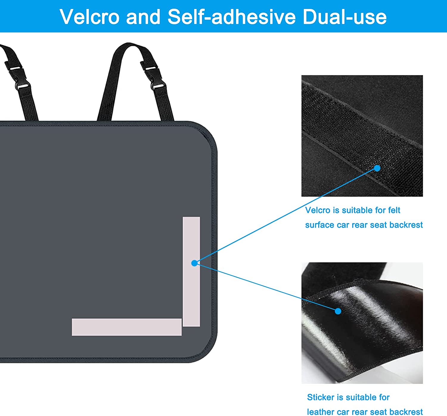 Car Trunk Organizer, Compatible with All Cars, Backseat Hanging Organizer with 7 Large Storage Bag -Trunk Organizer for SUV,Truck,Van -Your Space Saving Expert