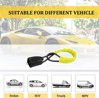 Thumbnail for Car Steering Wheel Lock Seat Belt Lock with 4pcs GPS Tracking Sticker, Sturdy Car Security Anti Theft Car Device, Steering Wheel Lock Anti-Theft Device + 2 Keys Universal Fit Truck/SUV/Van