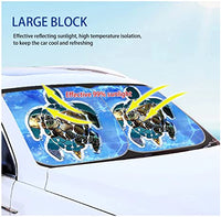 Thumbnail for American Flag Pattern Car Windshield Sunshade Reflective Blocks Heat and Sun Foldable Car Window Sun Shield Keeps Your Vehicle Cool Sunshield Fits Windshields of Most Sizes