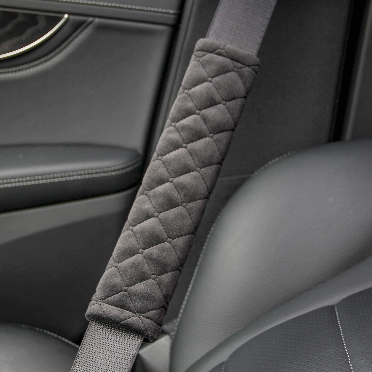 Soft Auto Seat Belt Cover Seatbelt Shoulder Pad Cushions 2 PCS Universal Fit for All Cars and Backpack for a More Comfortable Driving Car Accessories