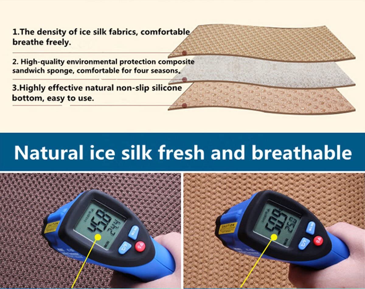 Ultra Thin Universal Car Seat Cover Antiskid Car Seat Protector Auto Office Chair Cover Four Seasons General for Front Seat, Office Chair, 1 PCS