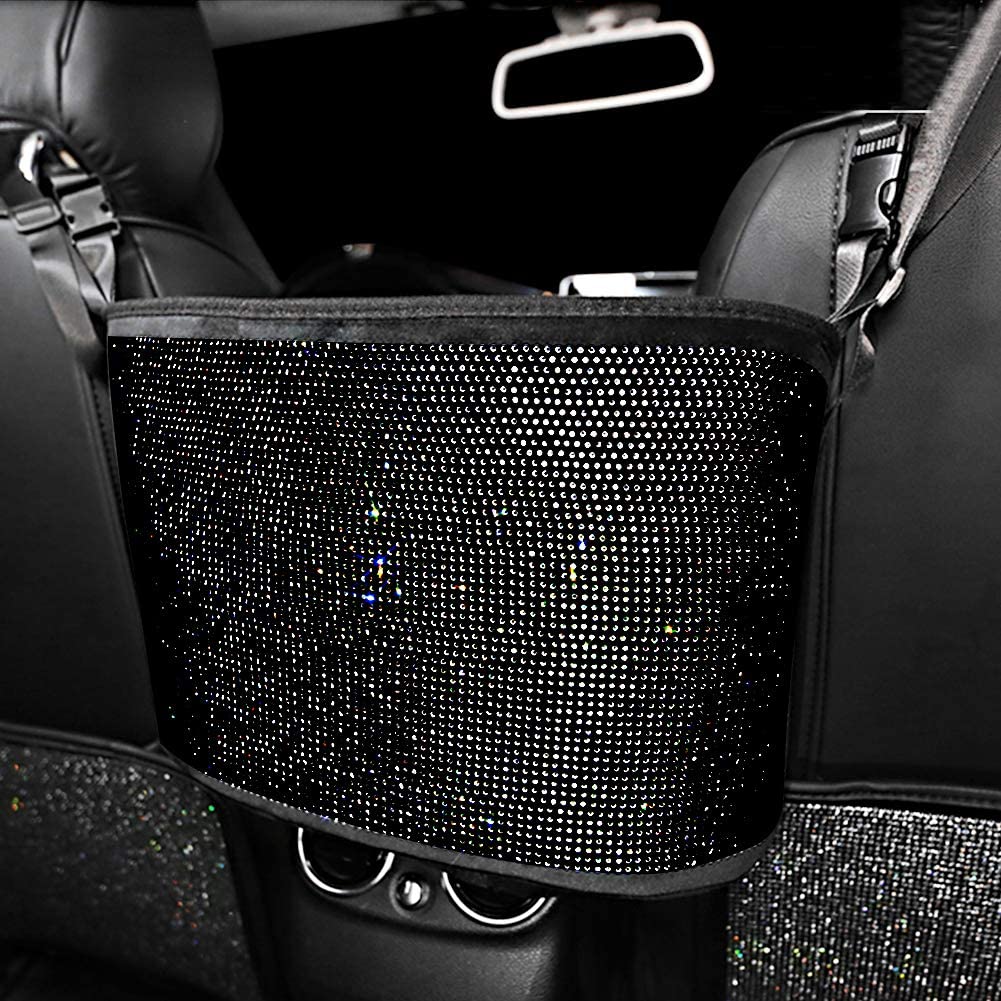Car Organizers and Storage Purse Holder, Seat Back Net Handbag Purse Accessories for Women, Road Trip Essentials for Adults, Mom Gifts, Birthday Gifts Presents for Mom