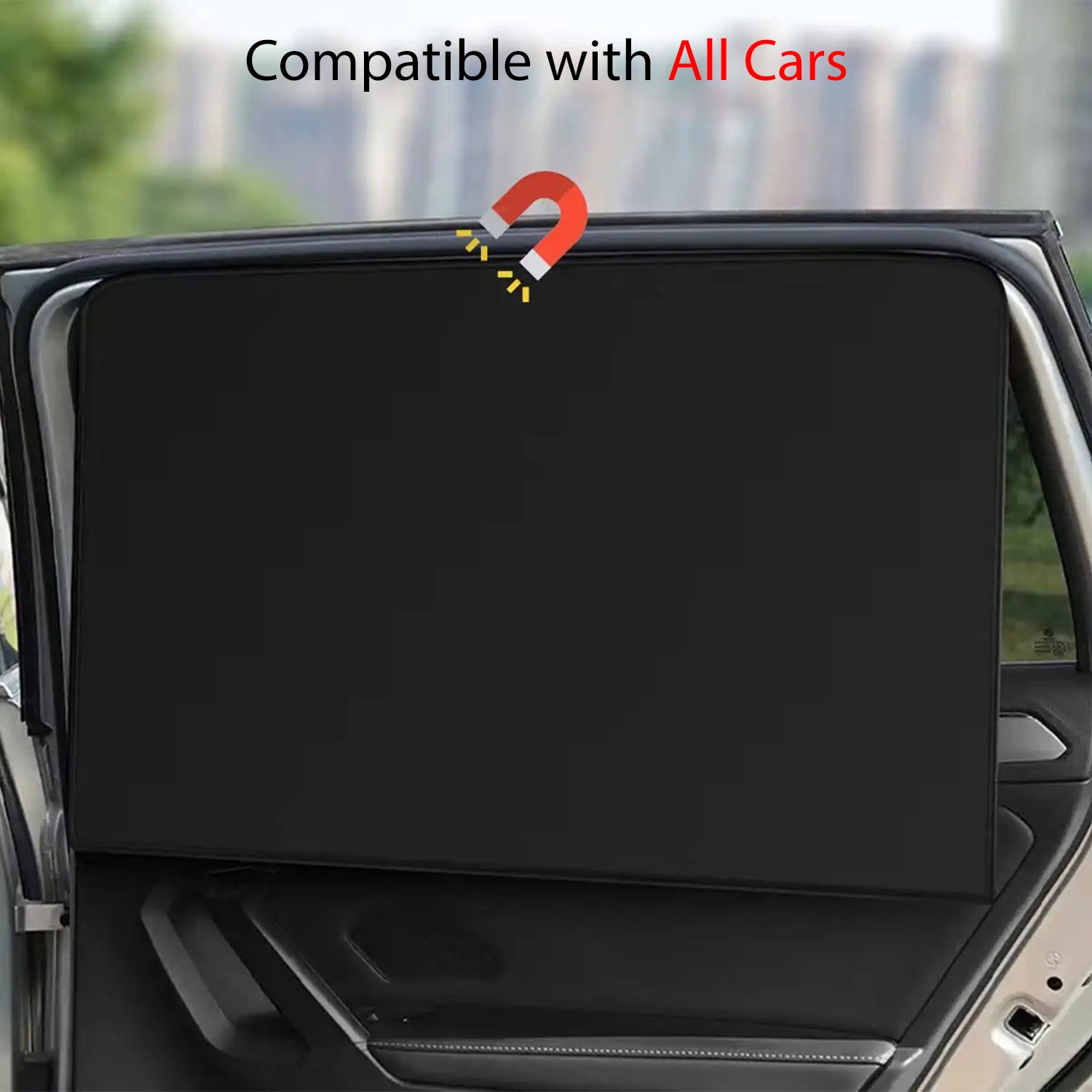 Car Side Window Sun Shades, Custom Fit For Your Cars, Window Sunshades Privacy Curtains, 100% Block Light for Breastfeeding, Taking a nap, Changing Clothes, Camping NS15980