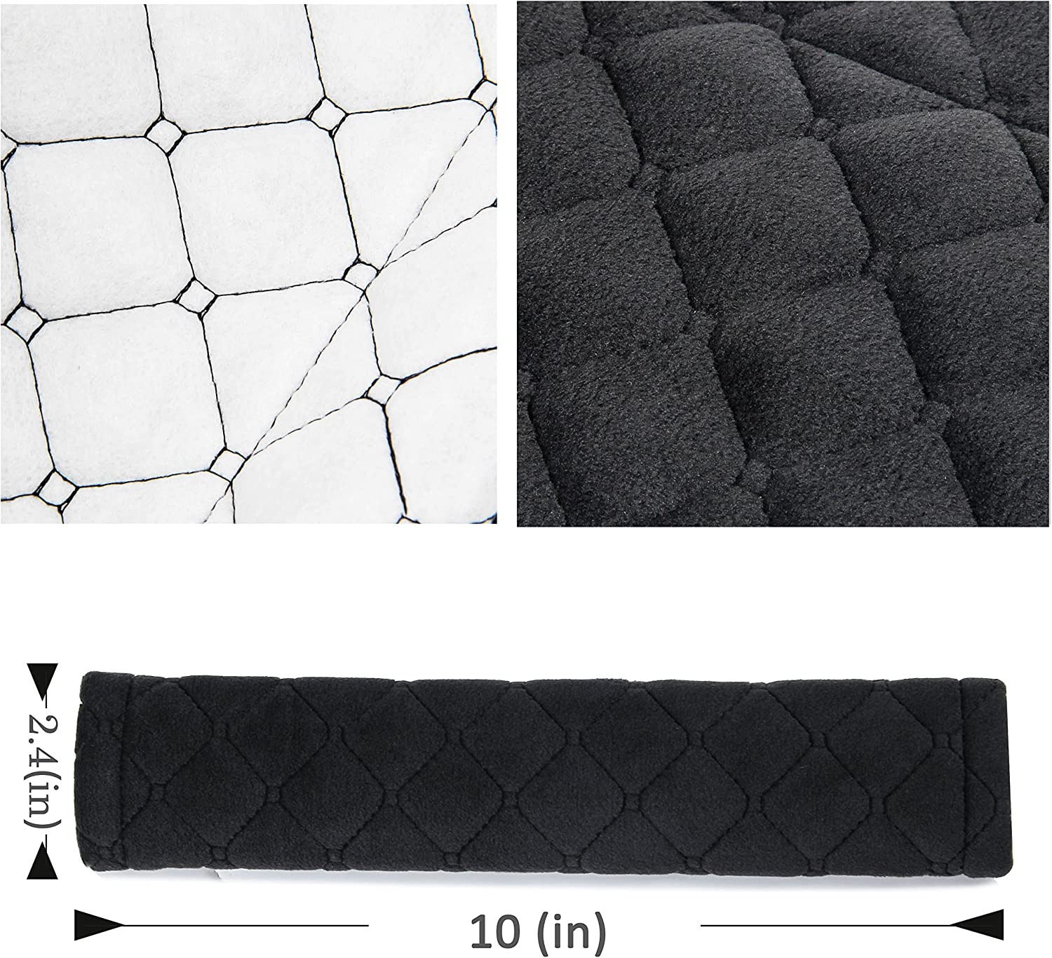 Soft Auto Seat Belt Cover Seatbelt Shoulder Pad Cushions 2 PCS Universal Fit for All Cars and Backpack for a More Comfortable Driving Car Accessories