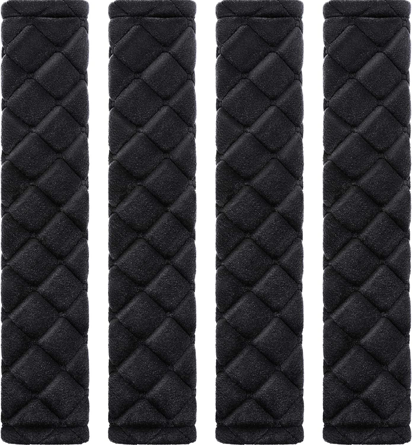 4 Pack Car Seat Belt Pads Seatbelt Protector Soft Comfort Seat Belt Shoulder Strap Covers Harness Pads Helps Protect Your Neck and Shoulder Universal Fit for All Cars