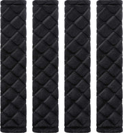 4 Pack Car Seat Belt Pads Seatbelt Protector Soft Comfort Seat Belt Shoulder Strap Covers Harness Pads Helps Protect Your Neck and Shoulder Universal Fit for All Cars