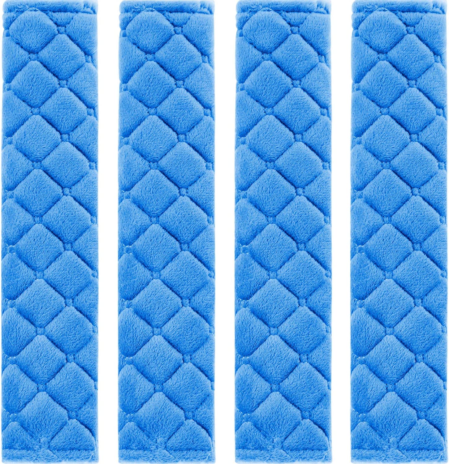 4 Pack Car Seat Belt Pads Seatbelt Protector Soft Comfort Seat Belt Shoulder Strap Covers Harness Pads Helps Protect Your Neck and Shoulder Universal Fit for All Cars