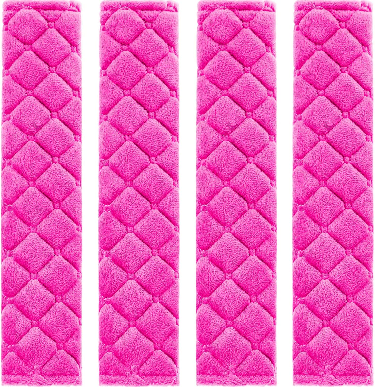 4 Pack Car Seat Belt Pads Seatbelt Protector Soft Comfort Seat Belt Shoulder Strap Covers Harness Pads Helps Protect Your Neck and Shoulder Universal Fit for All Cars