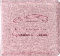 Thumbnail for Car Registration and Insurance Holder, Car Document Holder with Magnetic Closure, Auto PU Leather Registration and Insurance Card Holder for Driver's License & Essential Documents